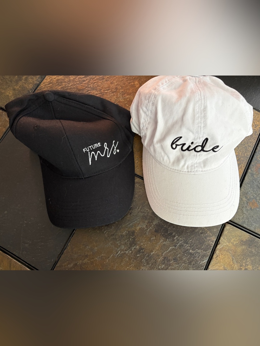 Black "Future Mrs." Kids Baseball Cap - Embroidered Cotton